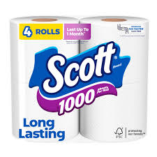 Toilet Tissue 4 Roll